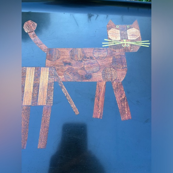 COUROC CATS 🐈🐈 Vintage Handcrafted 1960’s Serving Tray - Picture 14 of 16